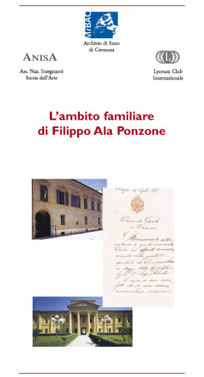 L'ambito familiare di Filippo Ala Ponzone