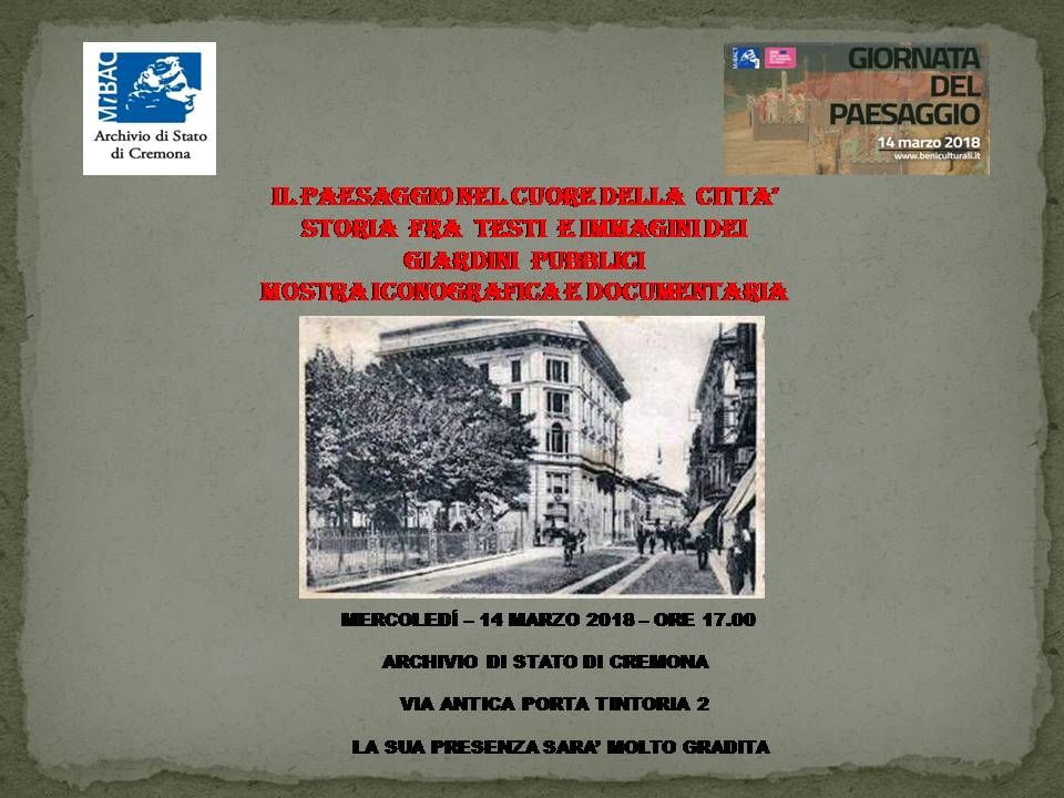 Giornata nazionale del paesaggio