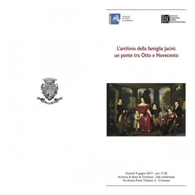 L'archivio della famiglia Jacini: un ponte fra Otto e Novecento